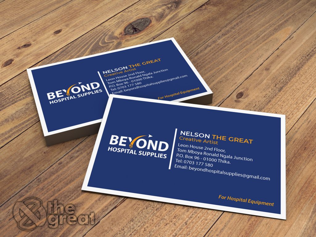 Quality Business Card Design & Printing for 10 Bob in Nairobi Kenya 