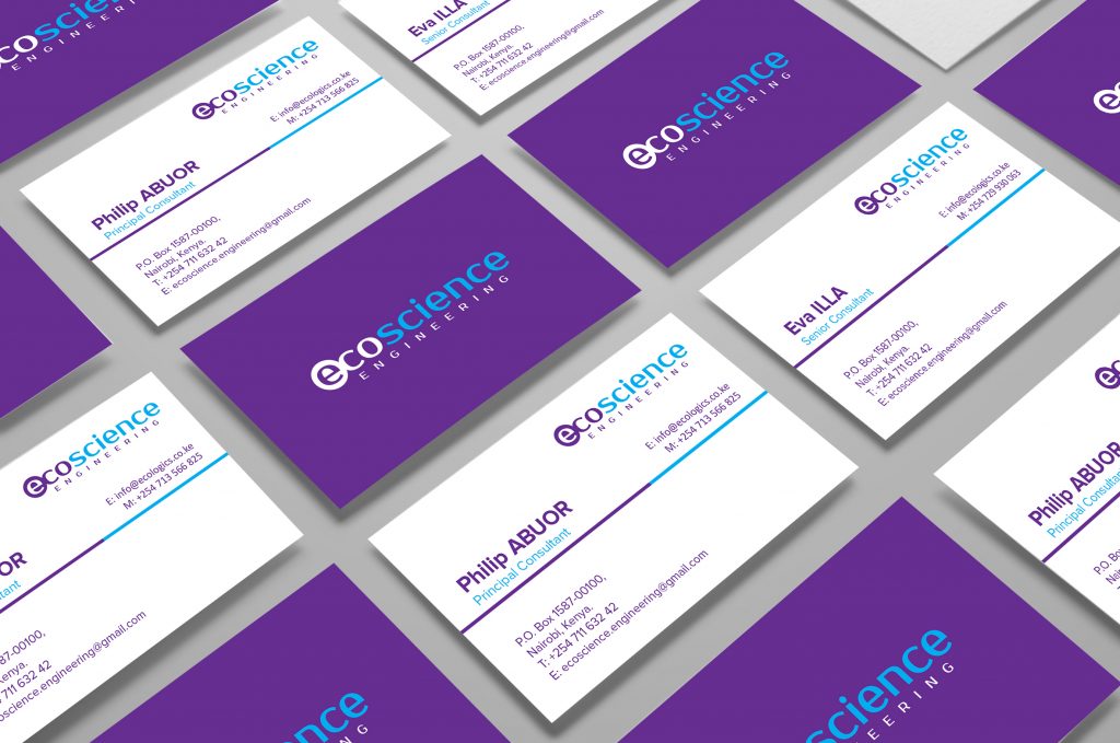 Quality Business Card Design & Printing for 10 Bob in Nairobi Kenya