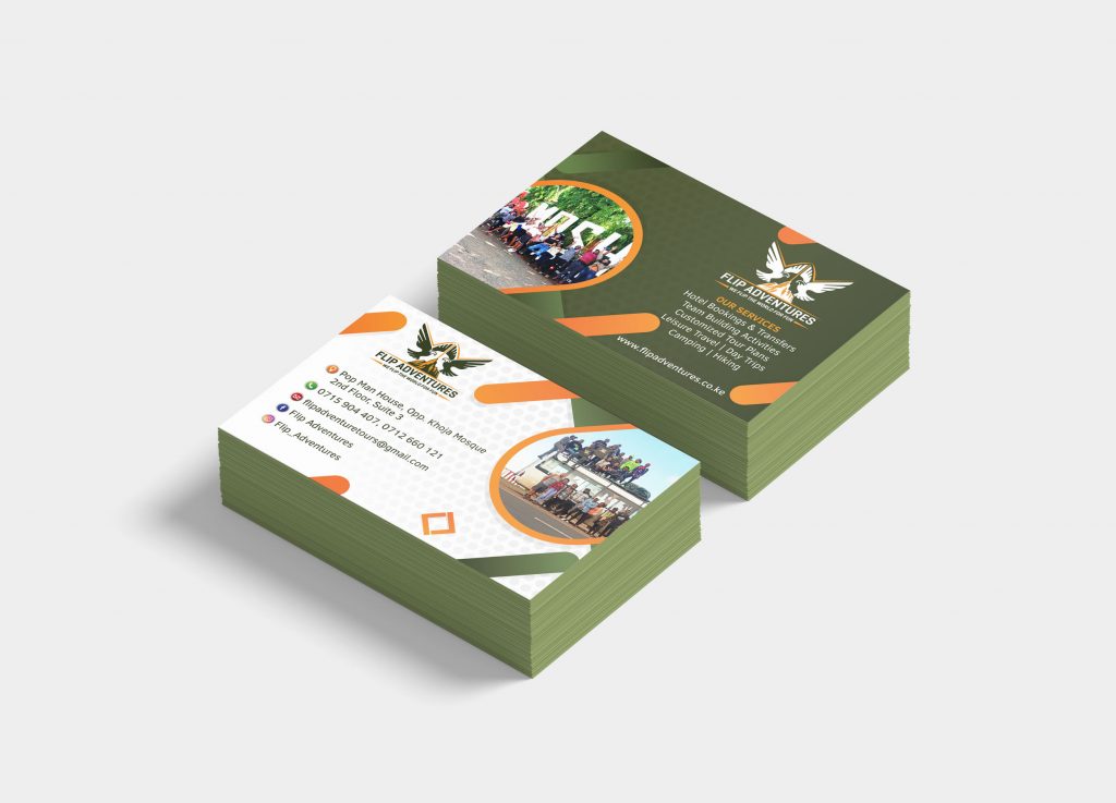 Quality Business Card Design & Printing for 10 Bob in Nairobi Kenya 