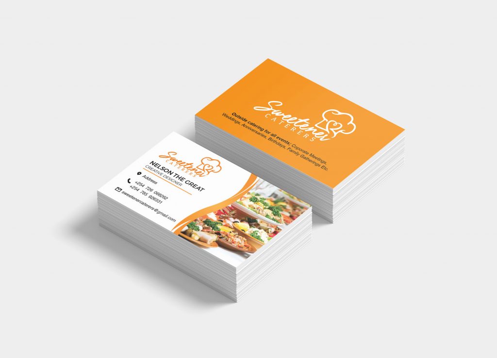 Quality Business Card Design & Printing for 10 Bob in Nairobi Kenya 