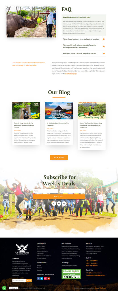 Flip Adventures Web Design in Kenya 3