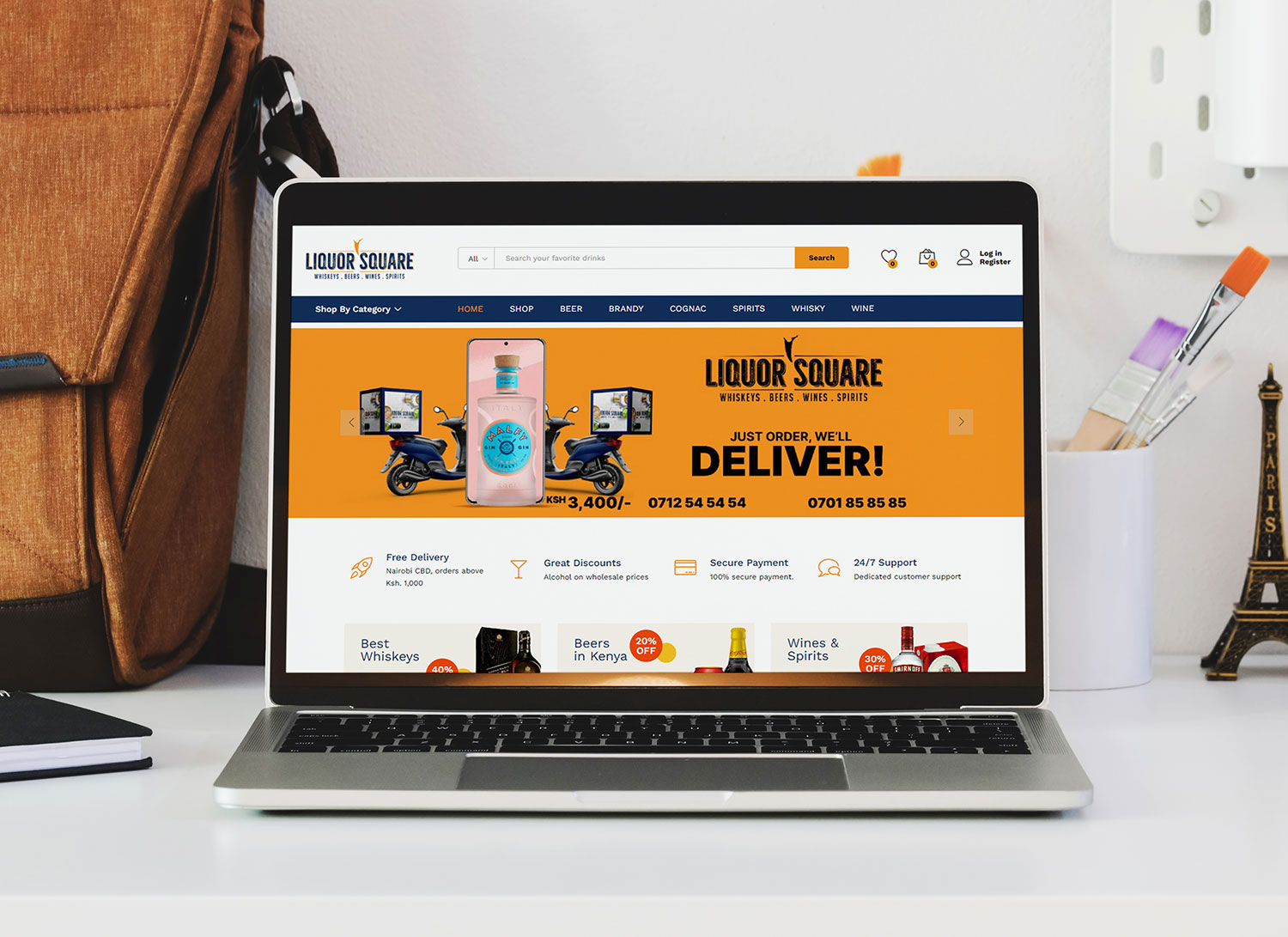 Liquor Square Limited Website Design in Kenya